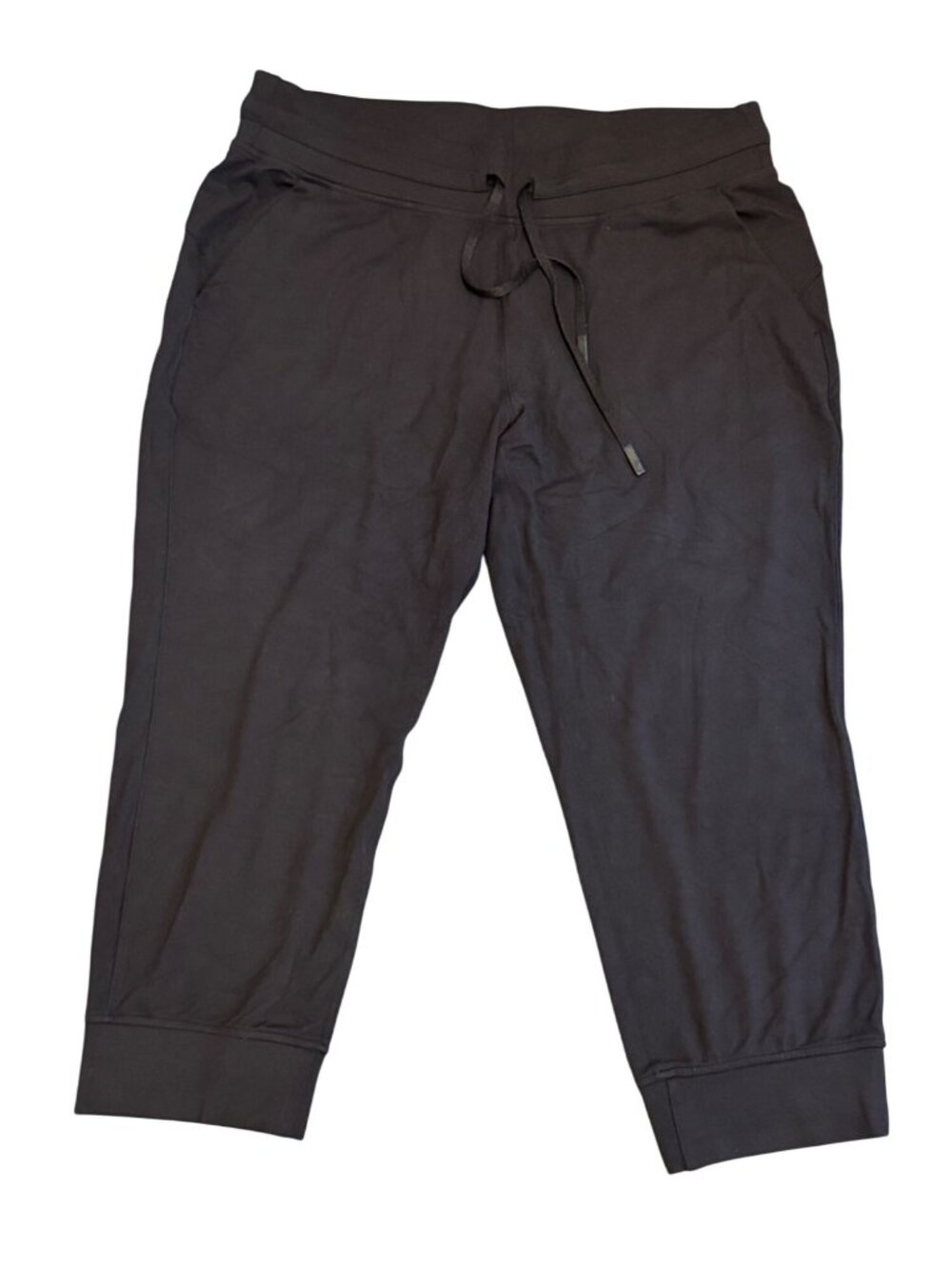 Lululemon Black Womens Drawstring Jogger Pants Size 14